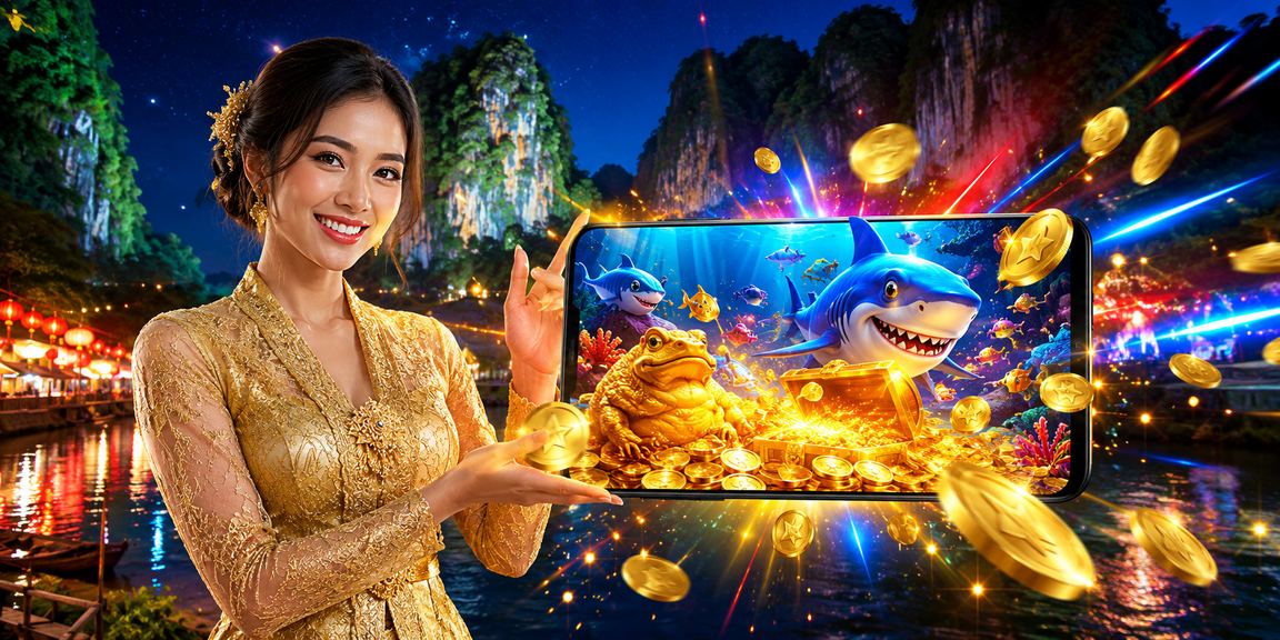 Permainan menangkap ikan bergaya kebaya di Ipoh