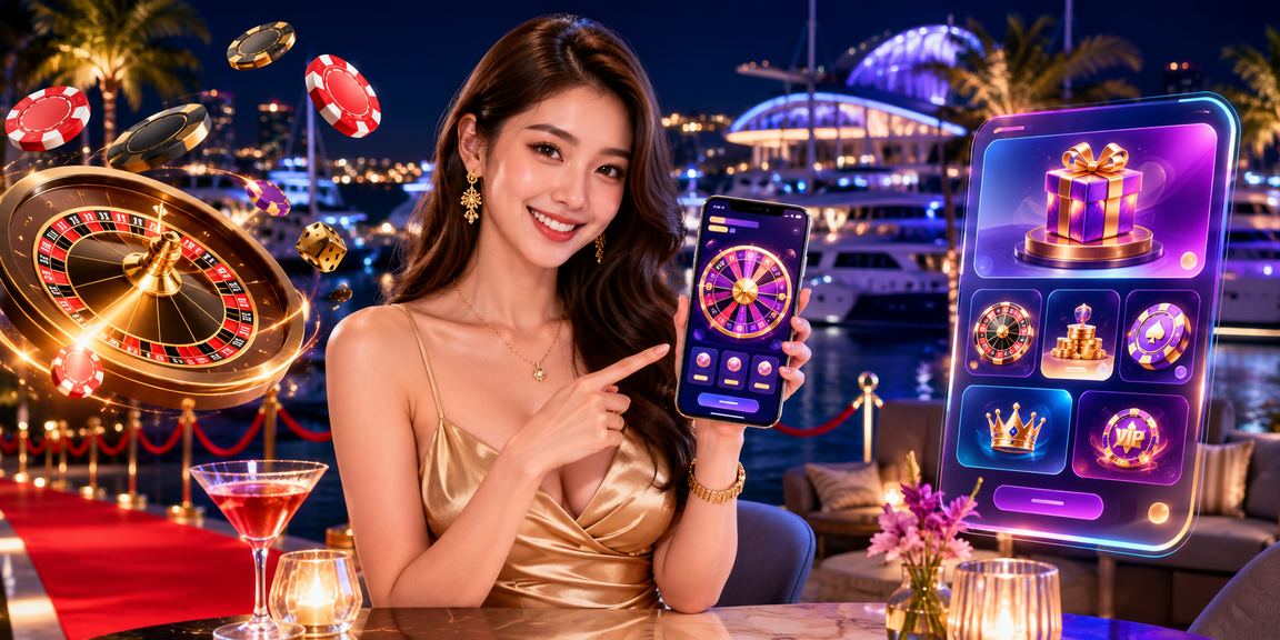 Meja Roulette bergaya Melayu di Langkawi